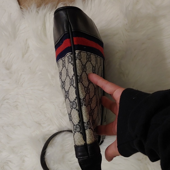 Authentic Vintage Gucci GG Monogram Supreme Web Blondie Britt Ophidia Bucket - Picture 9 of 11